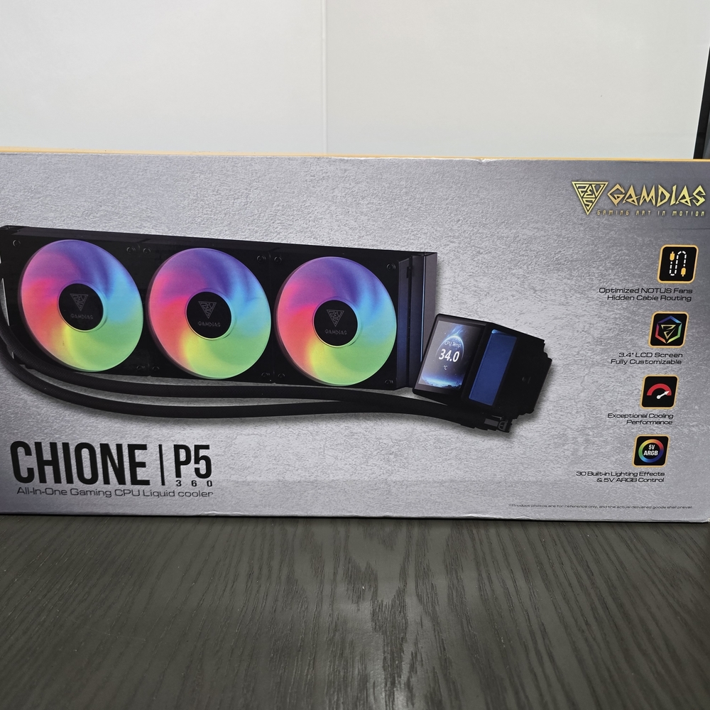 Gamdias CHIONE P5-360 RGB CPU Liquid Cooler